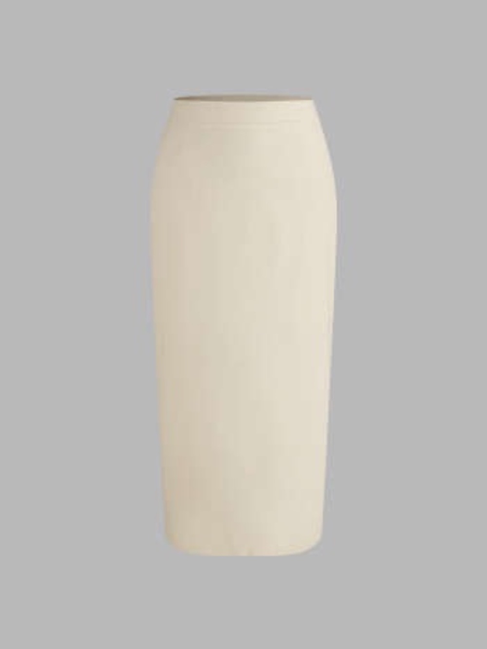 Cider Linen-blend Mid Rise Solid Zipper Maxi Skirt Color: Beige Size: XL (US 10)